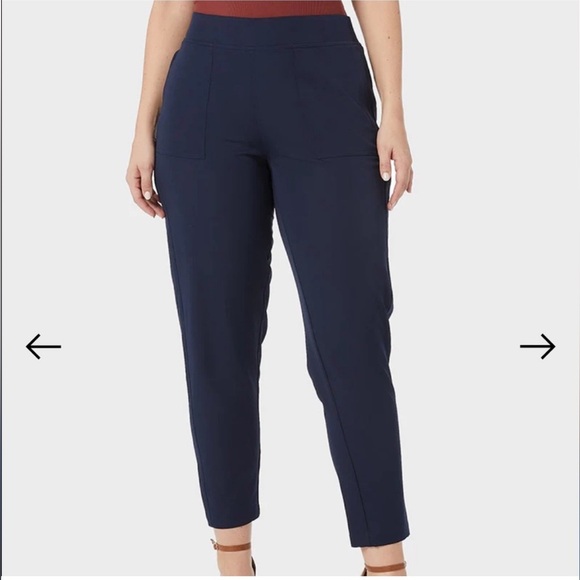 32 Degrees Cropped Ankle Pant Athletic Navy Blue size Large - Picture 1 of 14